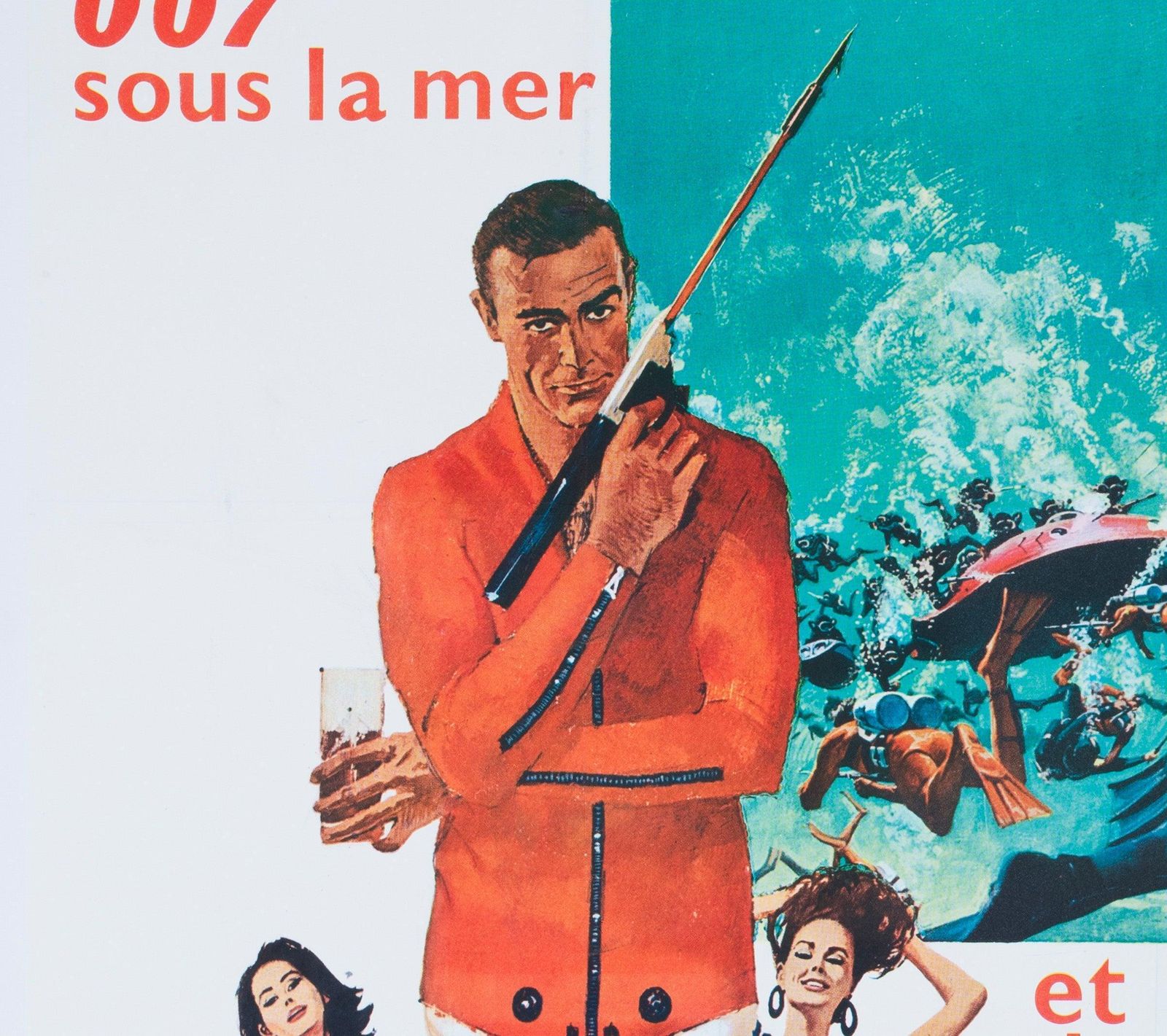 Thunderball 1965 Franse Grande filmaffiche, Robert McGinnis en Frank McCarthy photo 3451.0