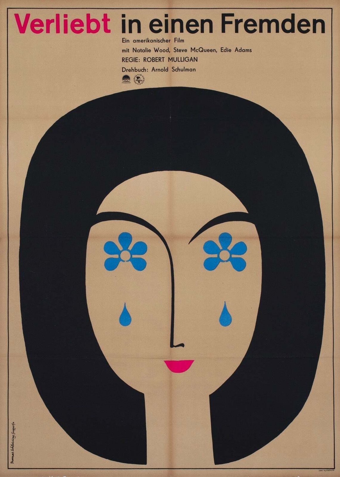 Love With The Proper Stranger 1966 Oost-Duits filmposter, Thomas Schleusing