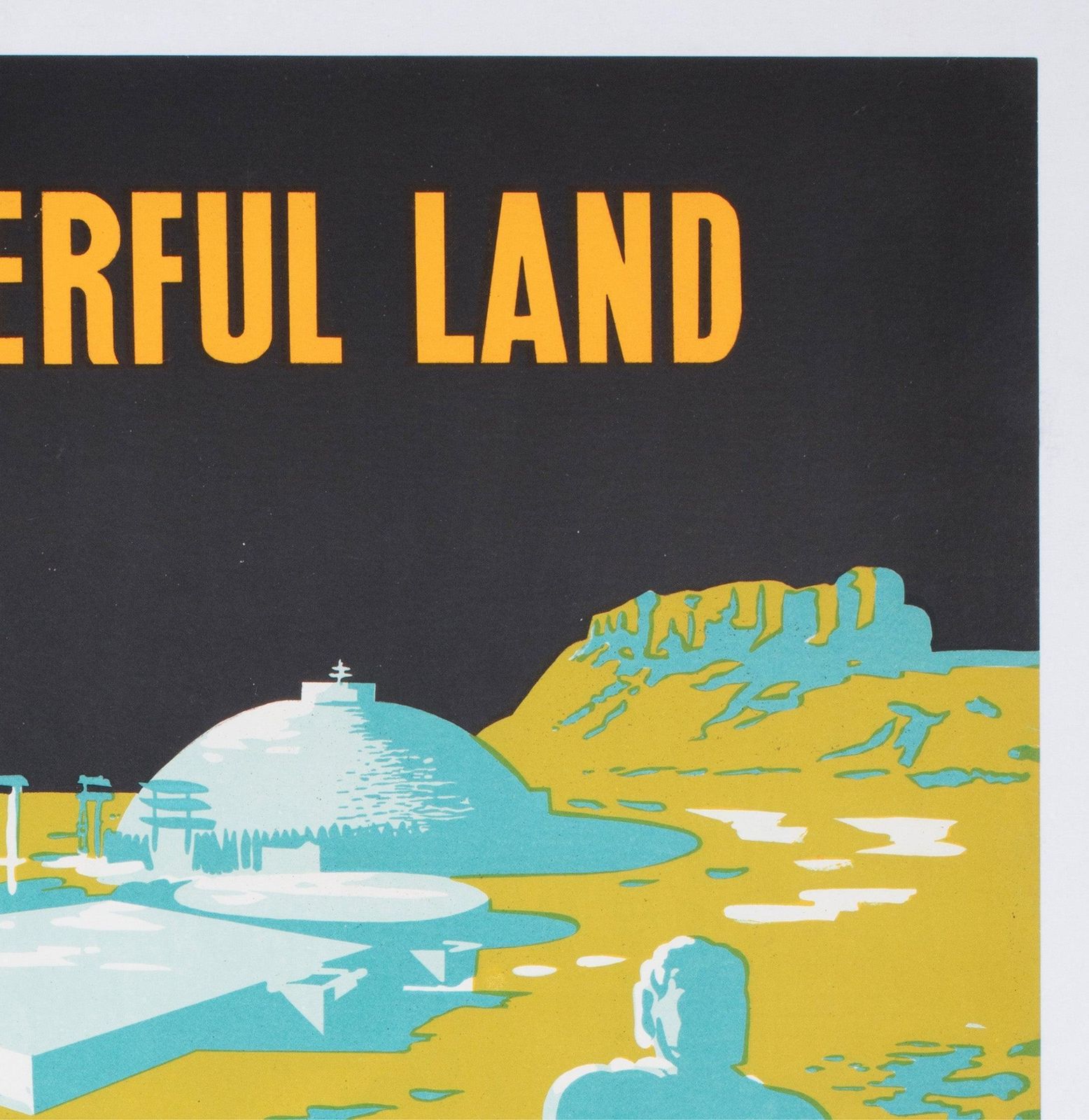 India 1957 Travel Advertising Poster photo Art