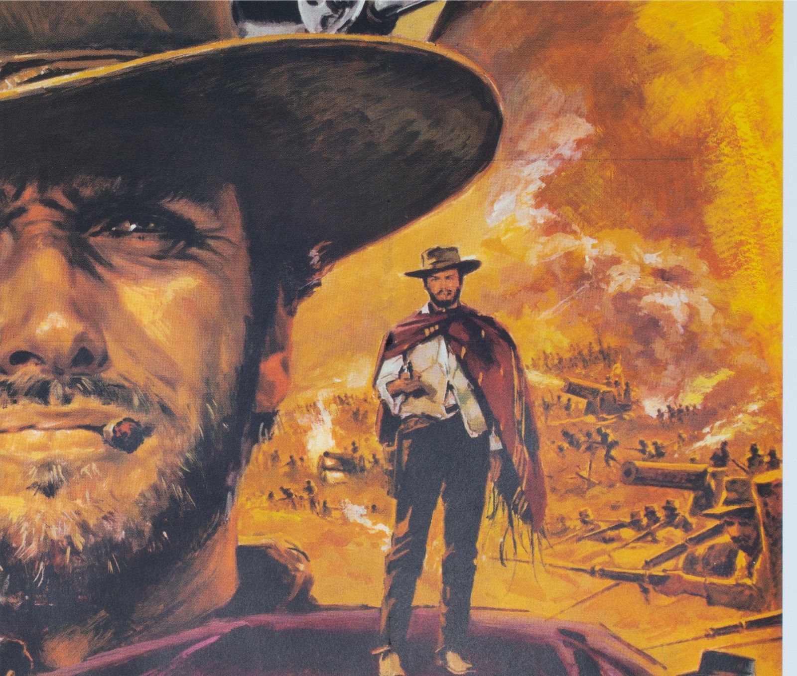 The Good The Bad The Ugly 1968 French Grande Film Poster, Jean Mascii photo vinterior