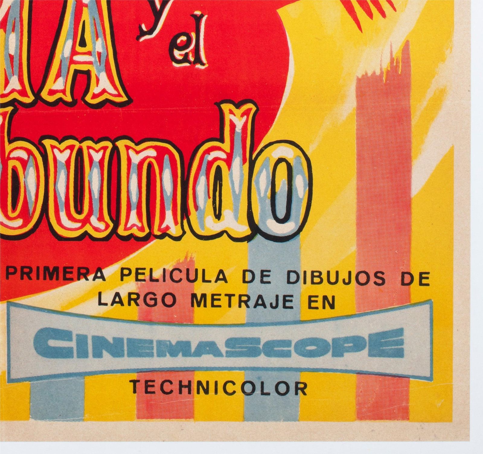 Lady And The Tramp 1957 Spanish 1 Sheet Film Poster photo vintage