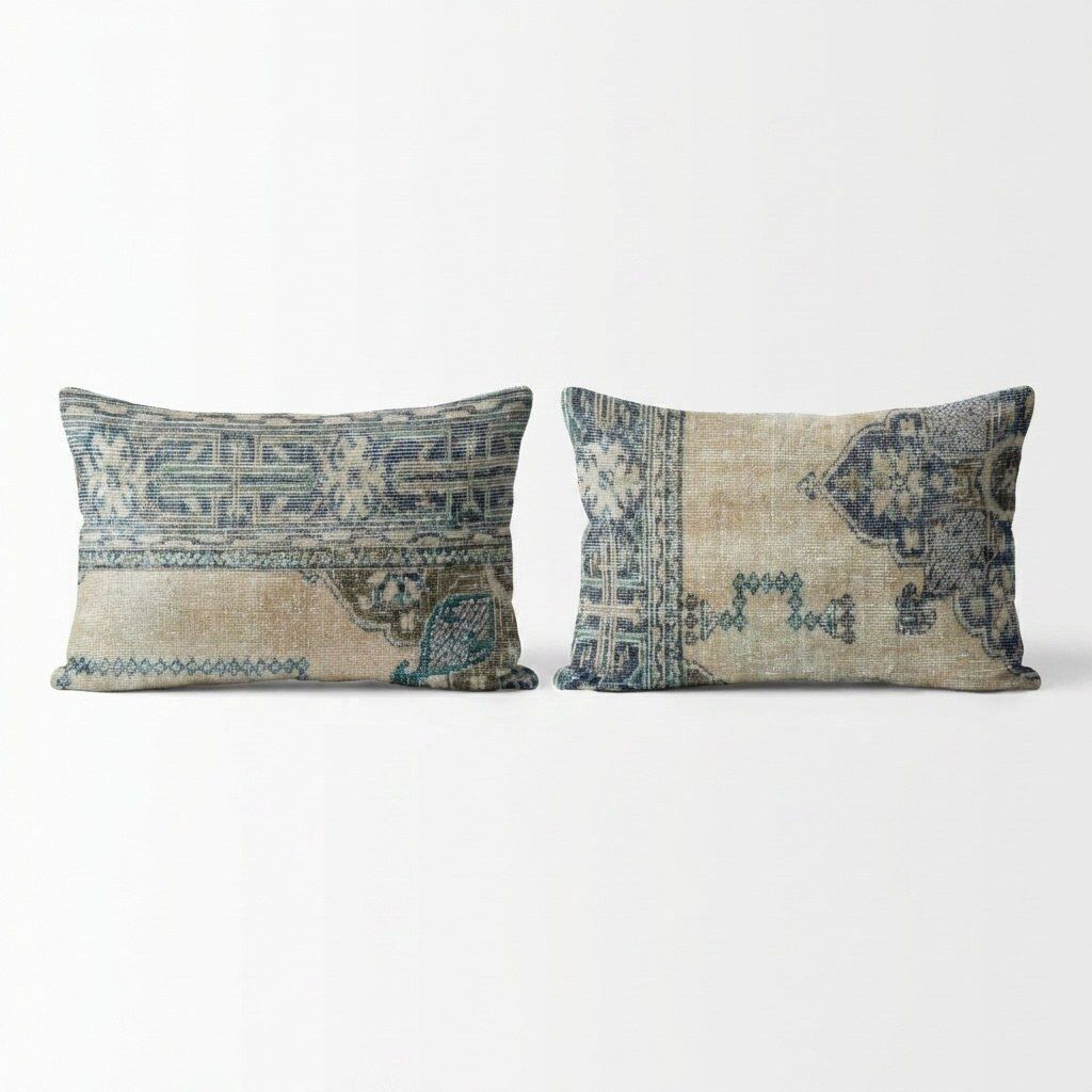 Anatolian Lumbar Rug Pillow Cover 40 X 60 Cm   Set Of Two