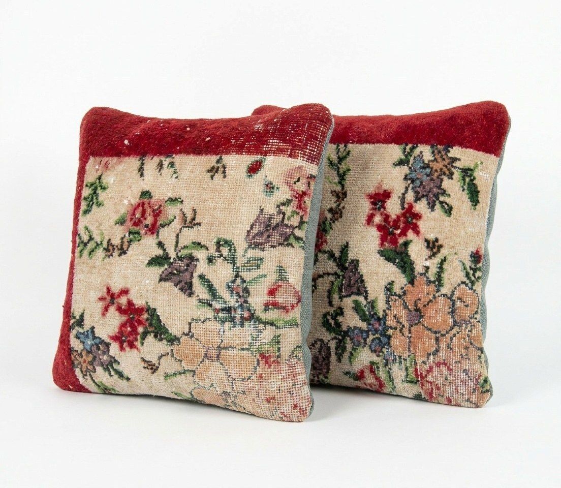 Turkish Rug Pillow Cover 50 X 50 Cm   Set Of Two photo furniture