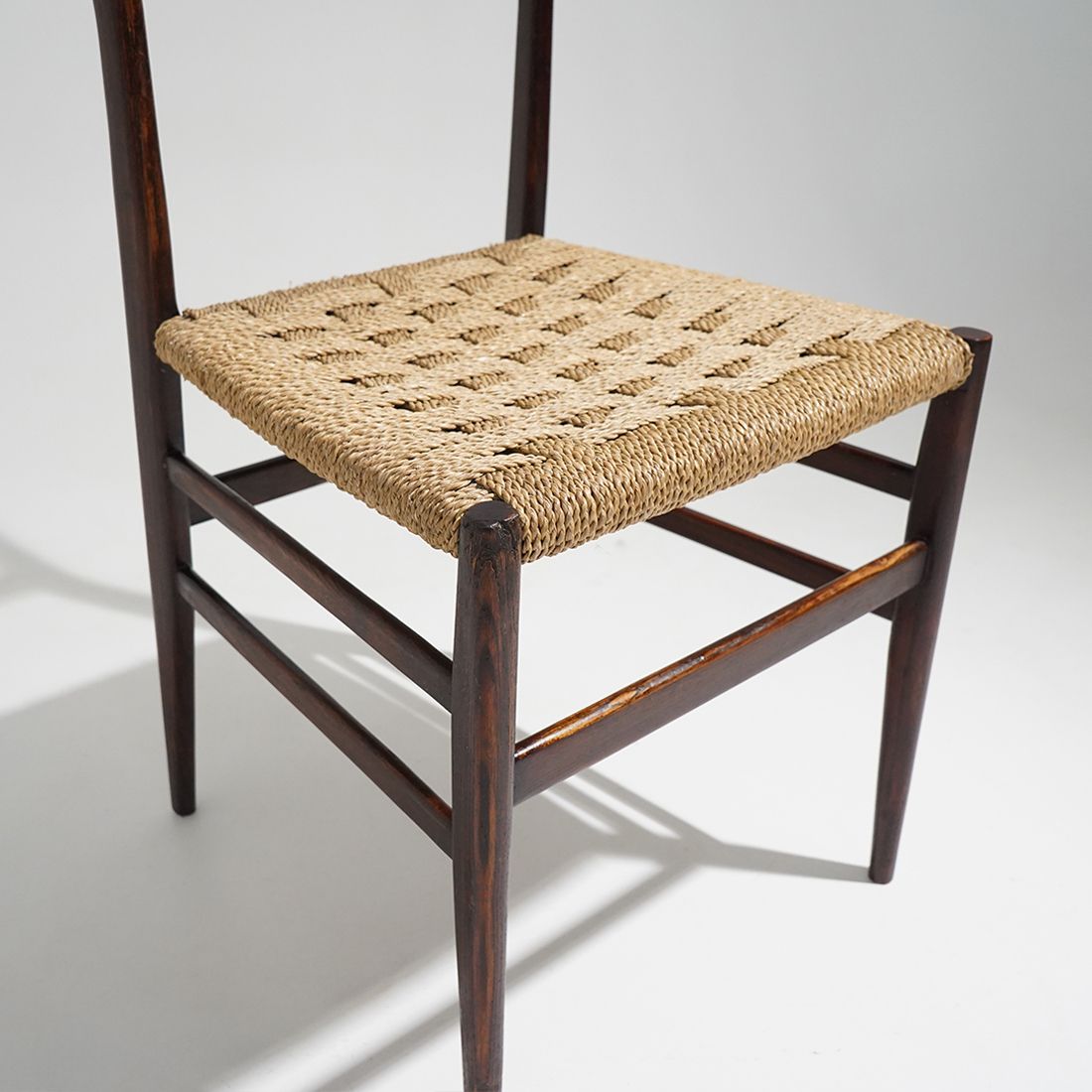 photo vinterior Six “Leggera” Chairs By Gio Ponti For Cassina, 1950s