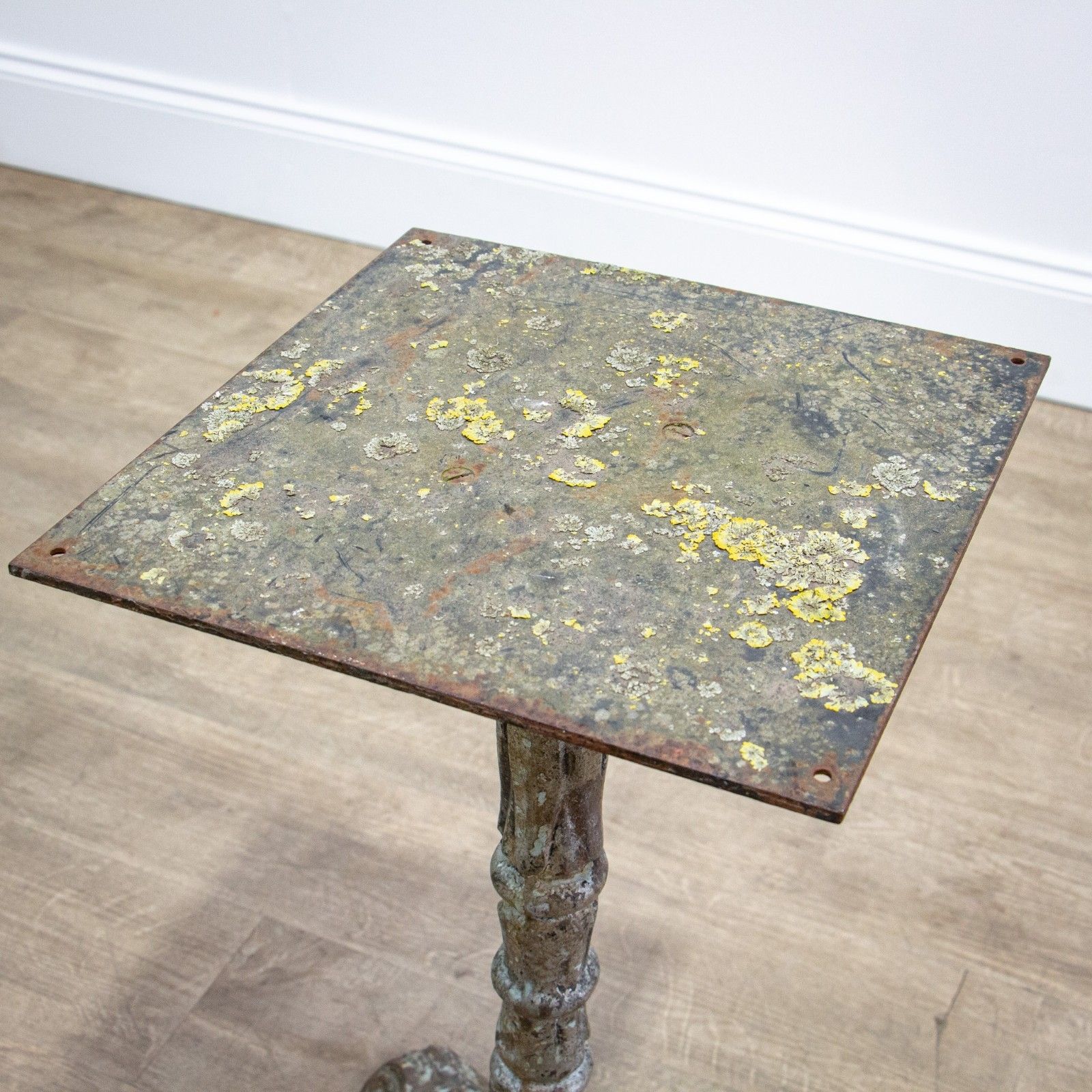 Imposing Pair Of Heavy Cast Iron Plinths Or Bases photo Garden Decor