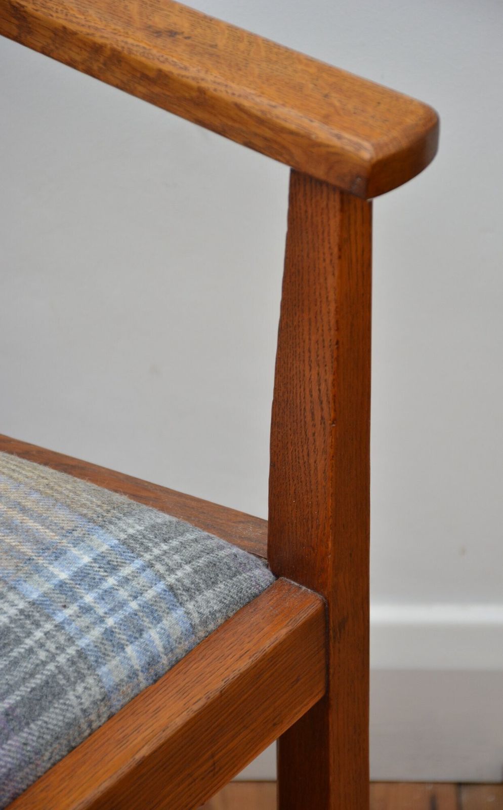 photo furniture Arts And Crafts Desk Chair Restored Office Chair In Oak