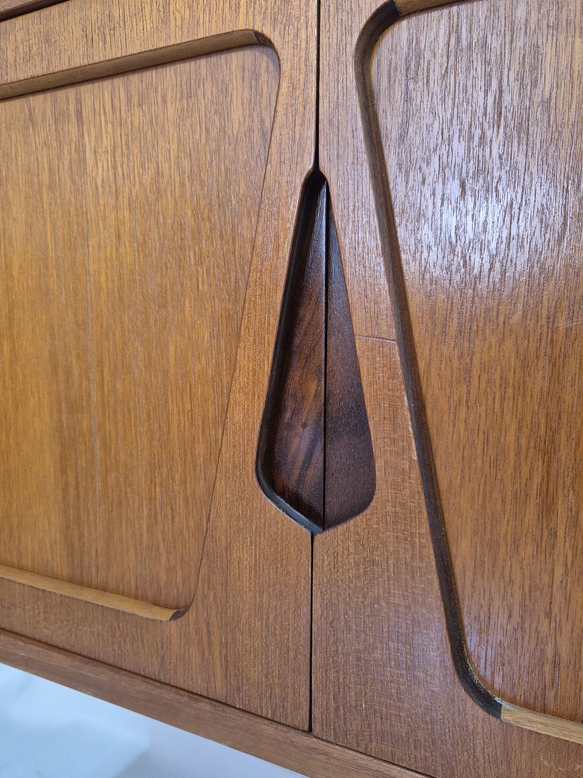 photo furniture Wall Unit In Teak By Kjell Riise, Scandinavian Mid Century 1960s