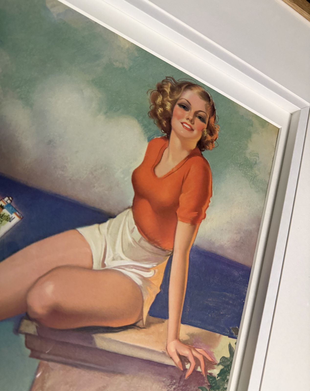 photo for sale 1930s American Lucky Strike Advertising Art Print After Bradshaw Crandell, ‘Accent On Youth'’