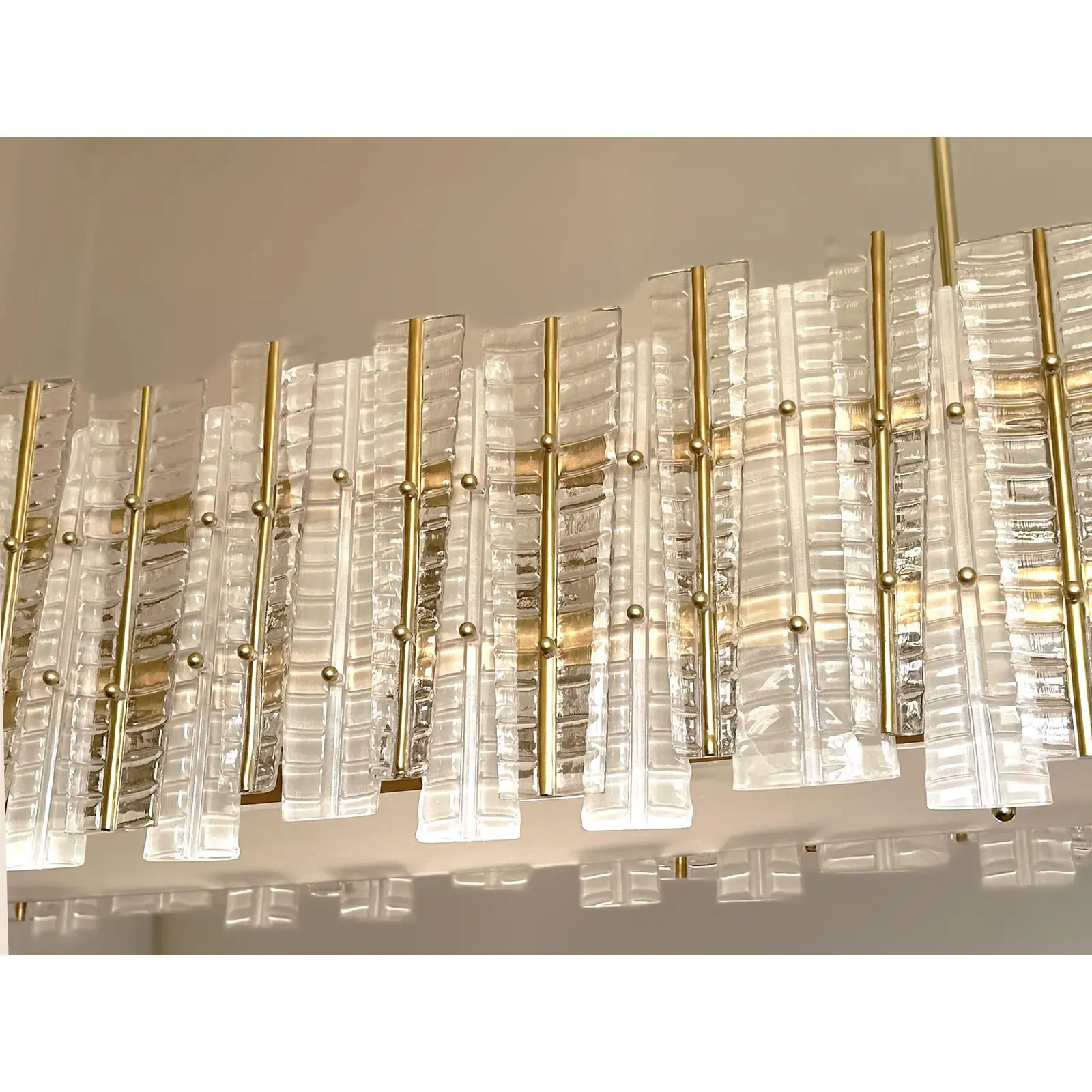Luxury Modern Italian Tropical Gold Murano Glass Chandelier By Simoeng photo vinterior