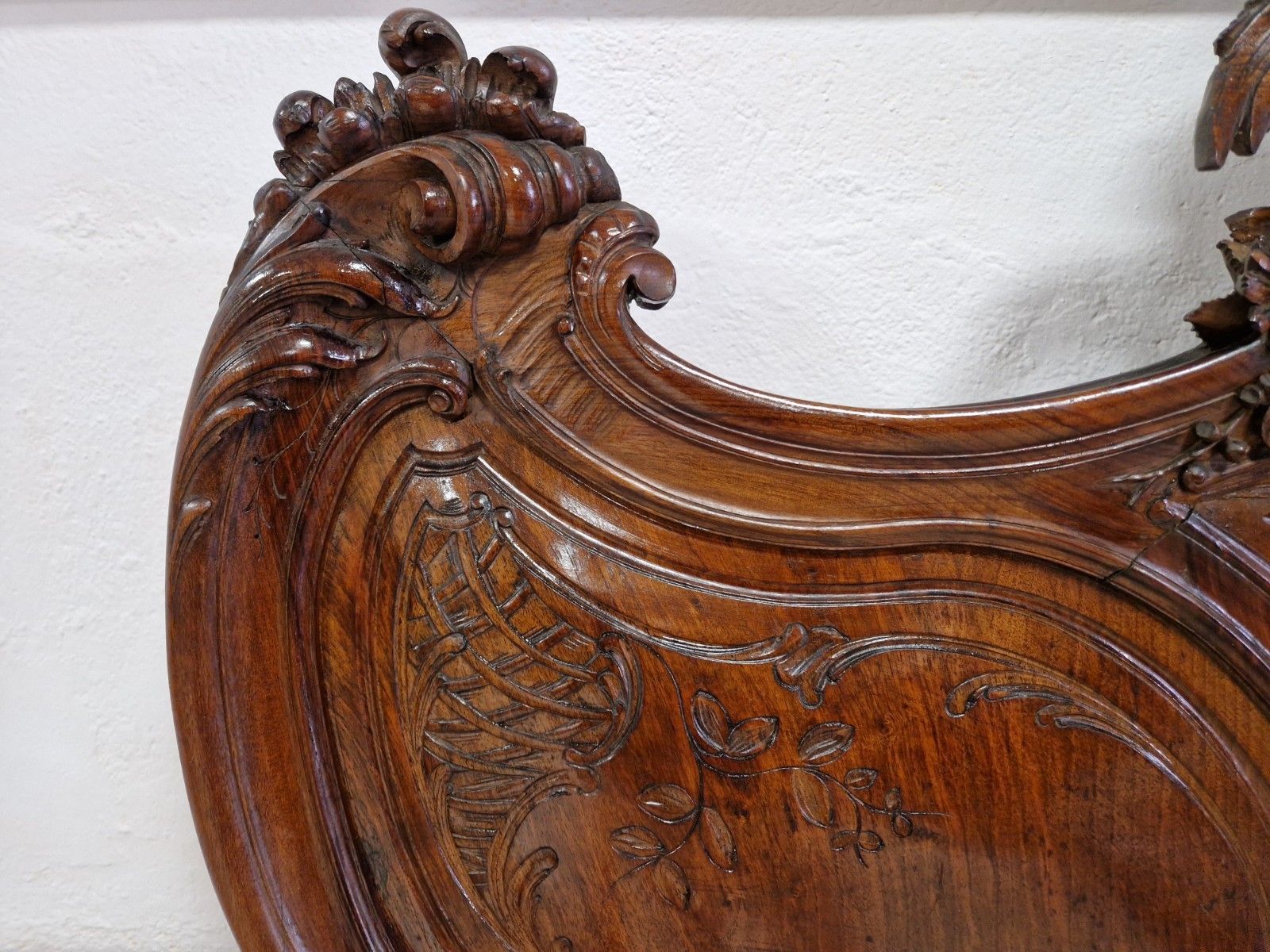 Antique Art Nouveau Italian Bedroom Set Chateau Statement Furniture photo vintage