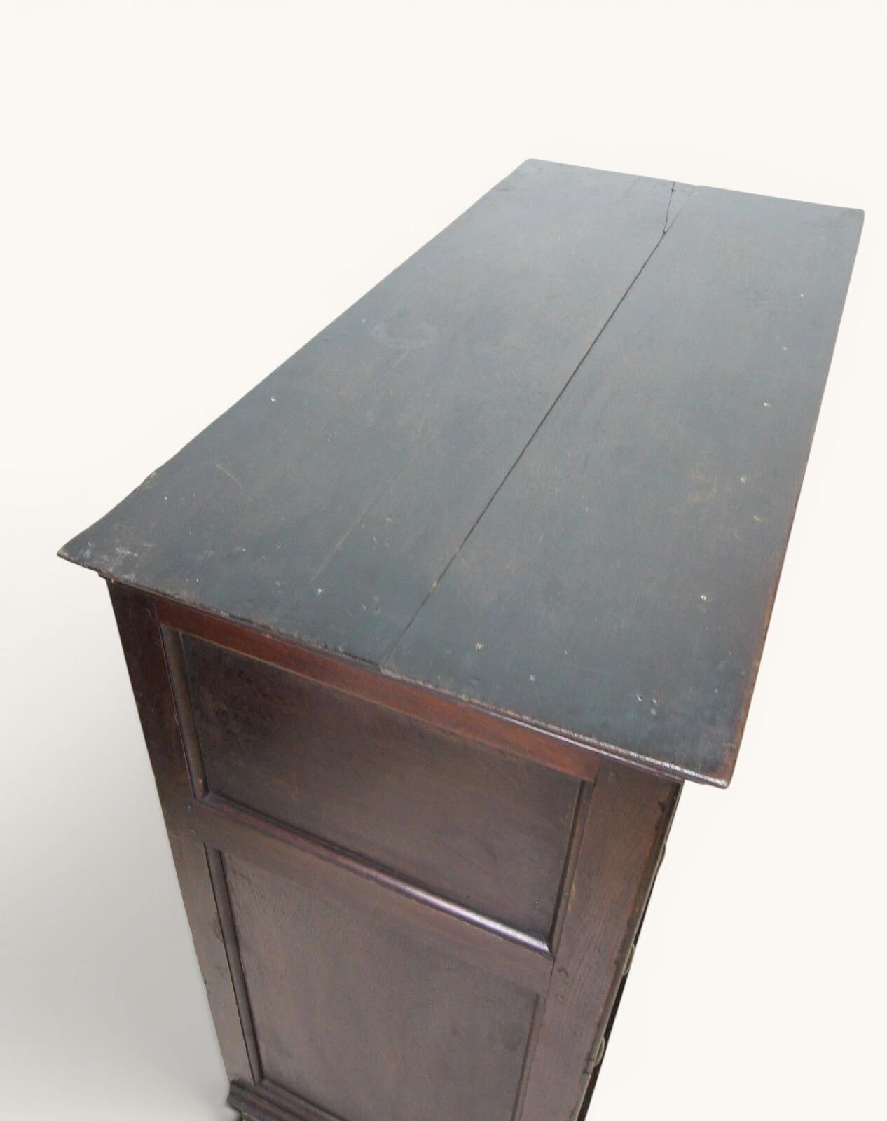 A Large Antique Solid Oak Chest Of Drawers photo 695.0
