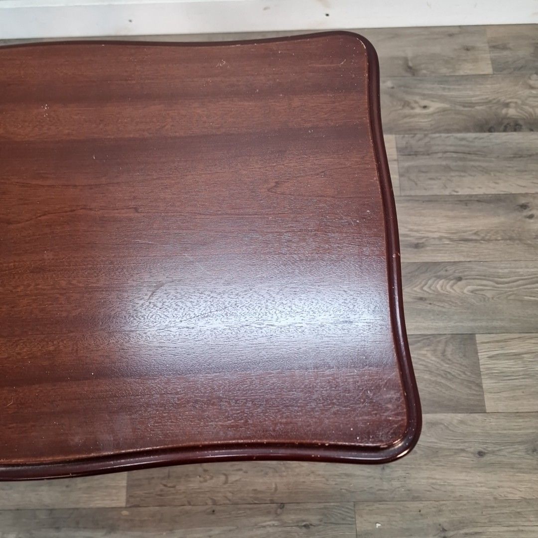 Vintage Side Occasional Table Lamp Coffee Antique Mahogany Style Retro Wood photo buy
