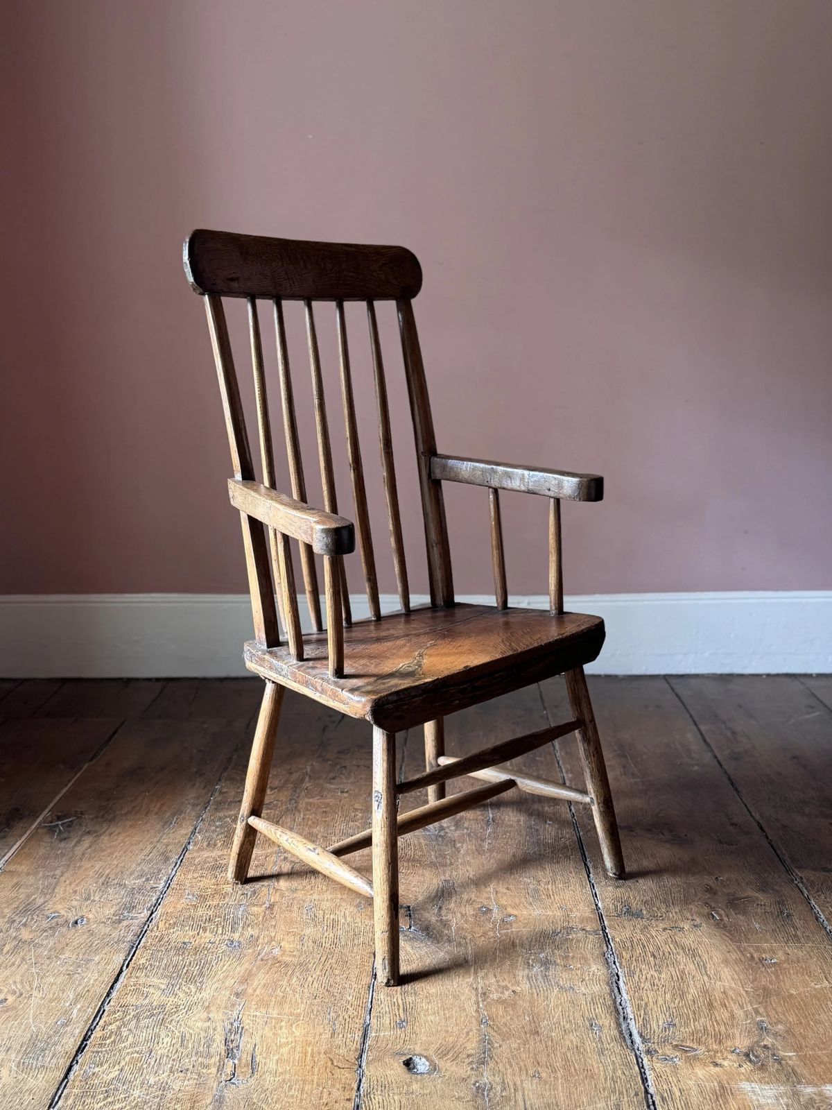19th Century Welsh Country Stick Chair photo for sale