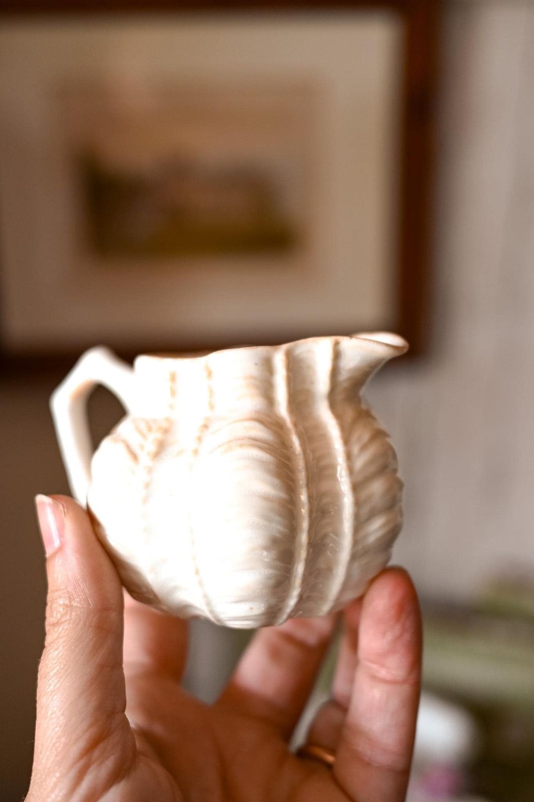 Antique Wileman & Co. Cream Jug | Rd. 150035 | Registered 1874 | As Found | Pre Shelley English Porcelain photo Home Decor