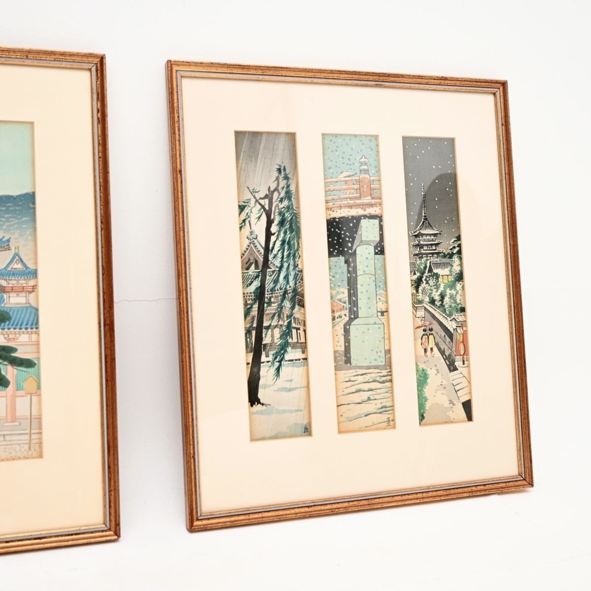 Vintage Japanese Woodblock Prints By Tokuriki Tomichiro photo Art