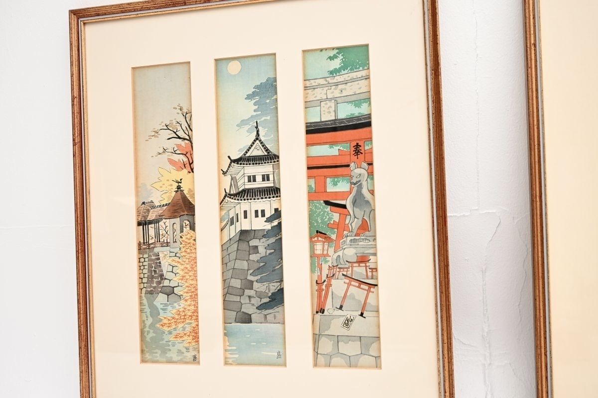 Vintage Japanese Woodblock Prints By Tokuriki Tomichiro photo 839.0