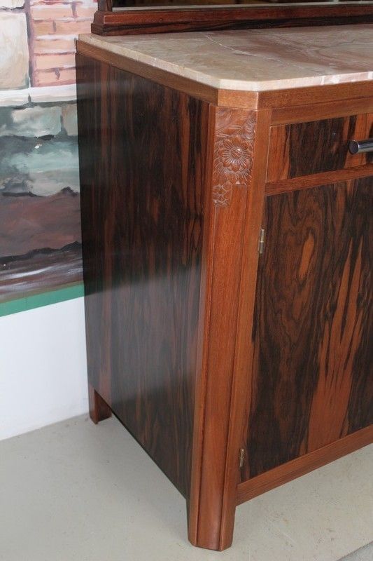 Art Deco Buffet Rosewood 20th photo Furniture