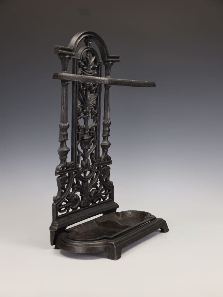 Superb Victorian Cast Iron Stick Stand/Umbrella Stand With Neo Classical Detail photo 395.0