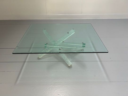 Reflex Angelo "Mikado" Coffee Table In Crackled Glass photo furniture