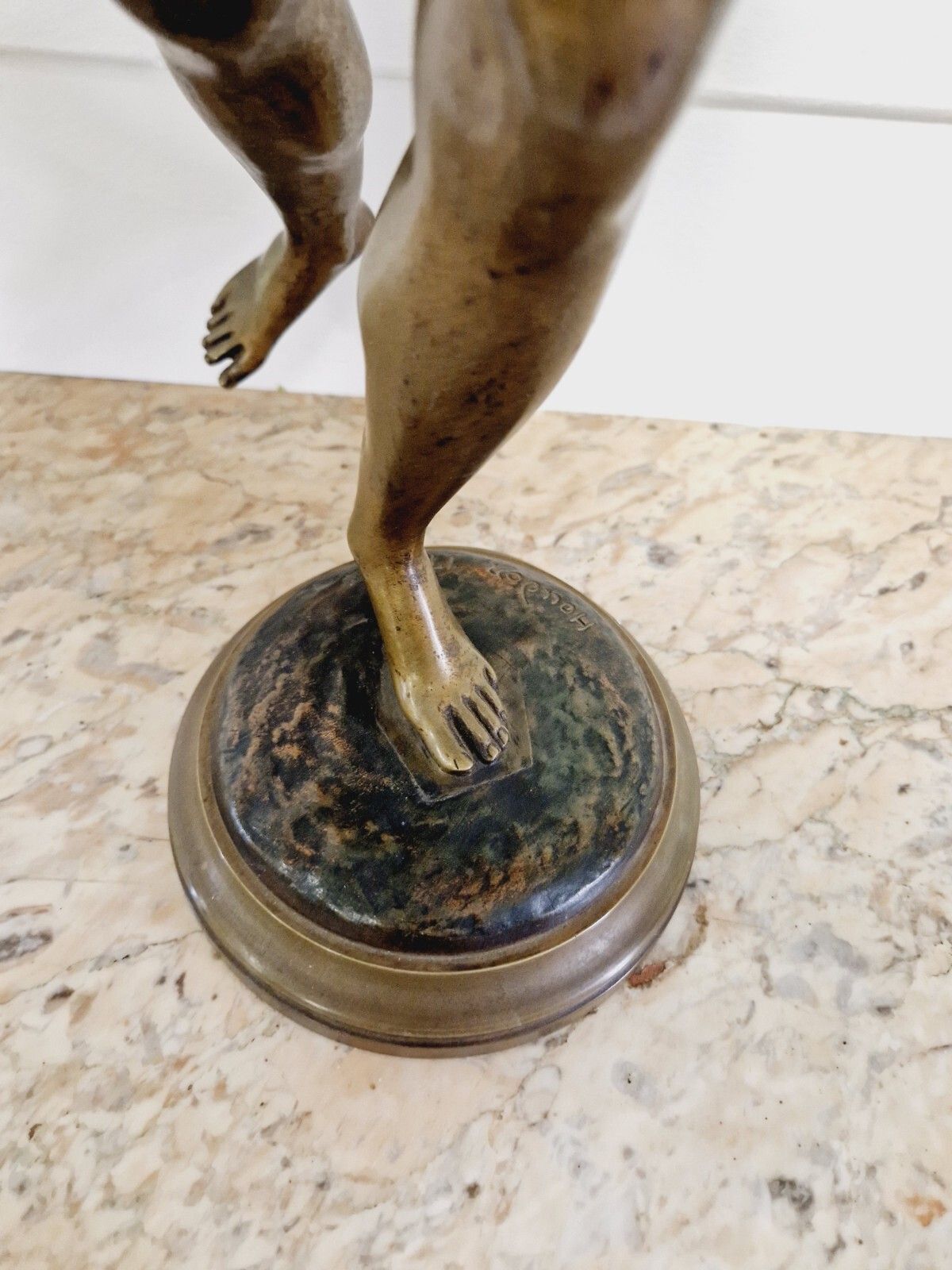 photo for sale Antique French Bronze Sculpture Of Diane The Huntress 19th Century 60cm