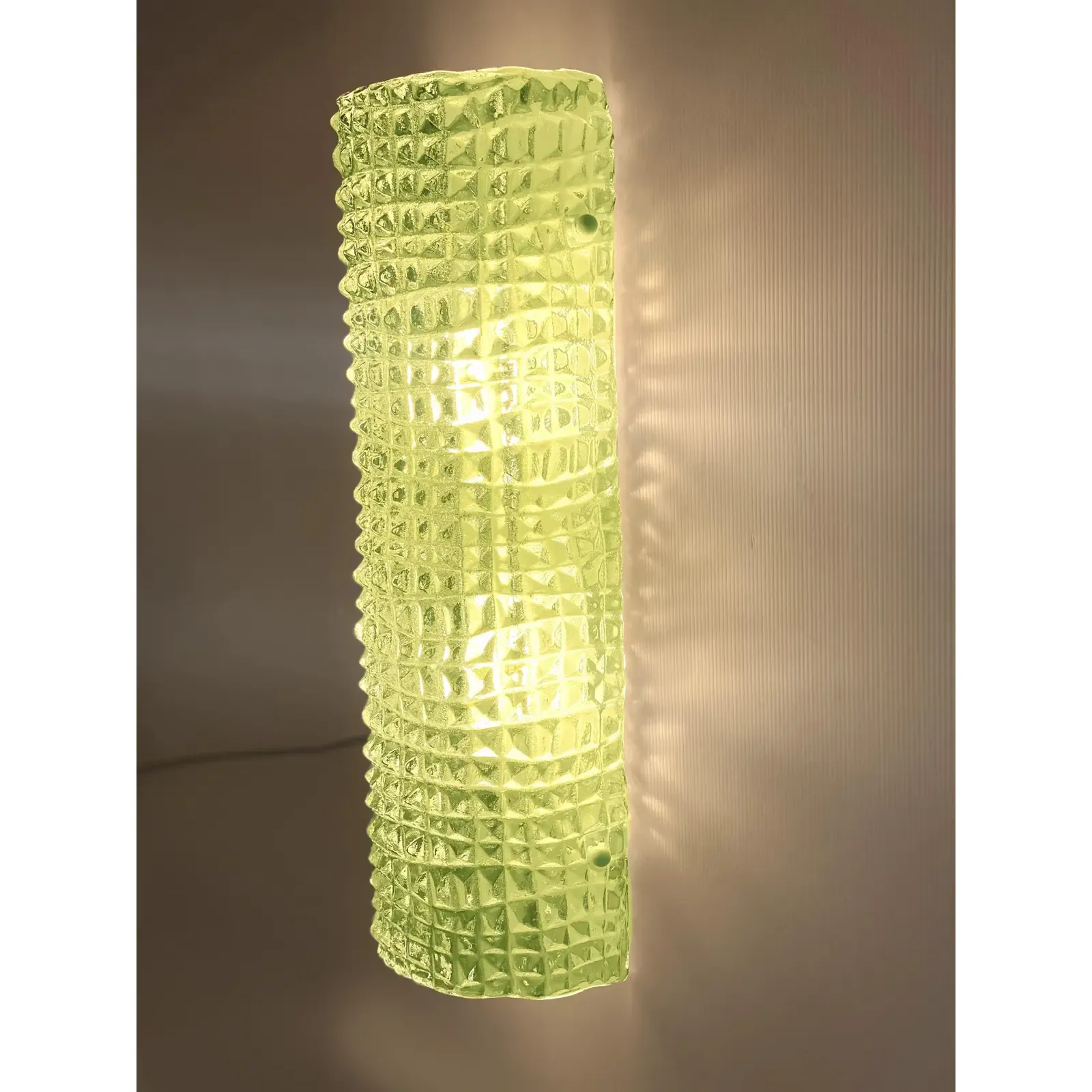Italian Contemporary Green Murano Glass “Crocodile” Wall Sconces — Lot Of 4 photo vinterior