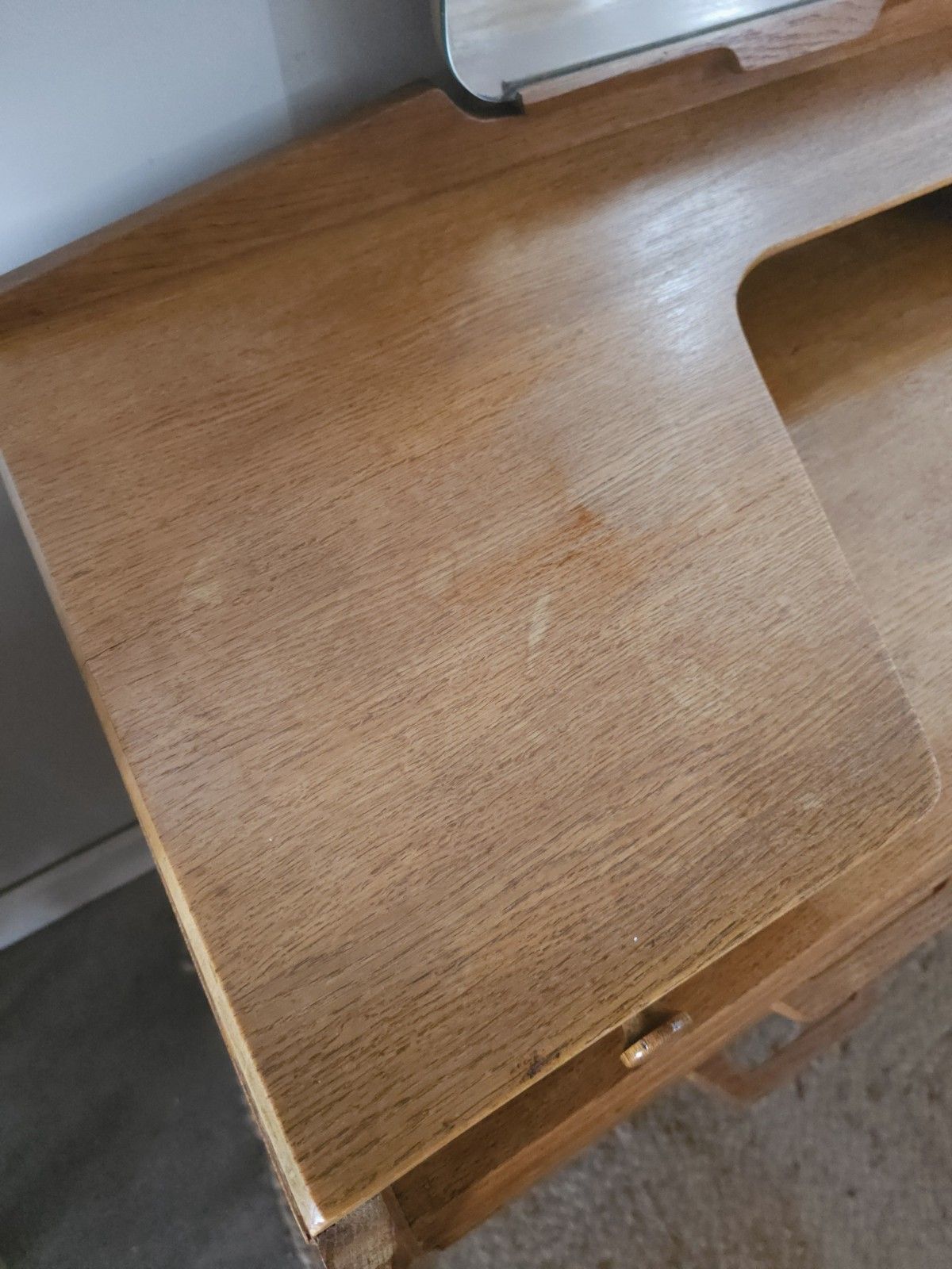 265.0 G Plan Dressing Table 1950s Mid Century Brandon Vintage Light Oak Retro Delivery photo