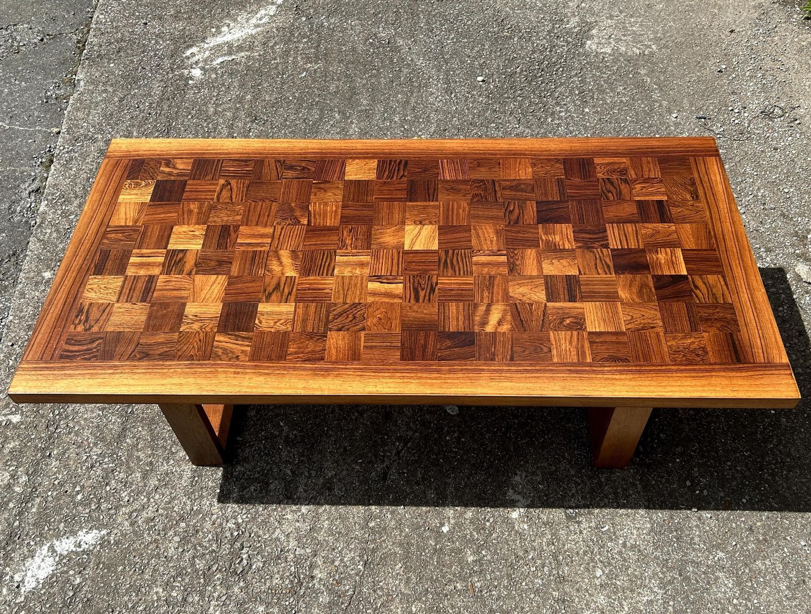 Fab Mid Century Danish Xl Rosewood Coffee Table Poul Cadovius France & Sons 60's