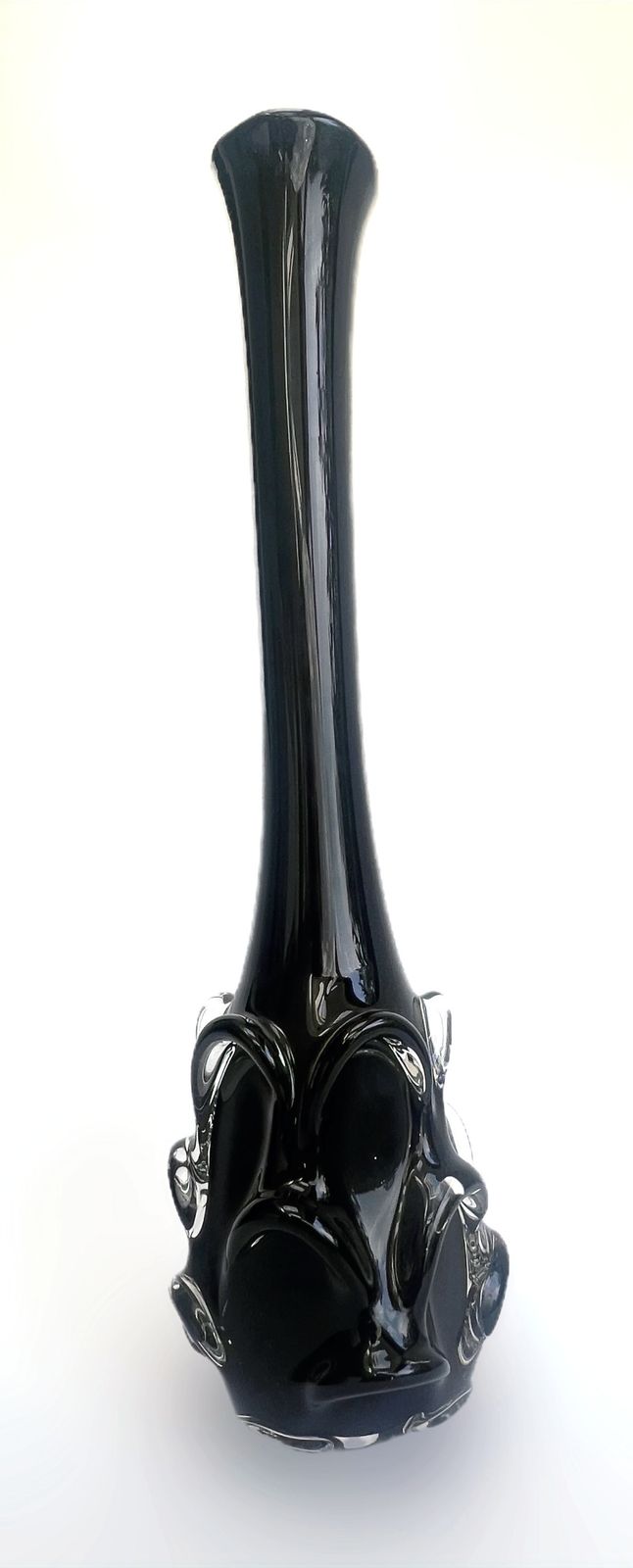 1960s/1970s Vase By Bo Borgstom For Aseda Glass, Swedish. Thumb Print Design photo furniture