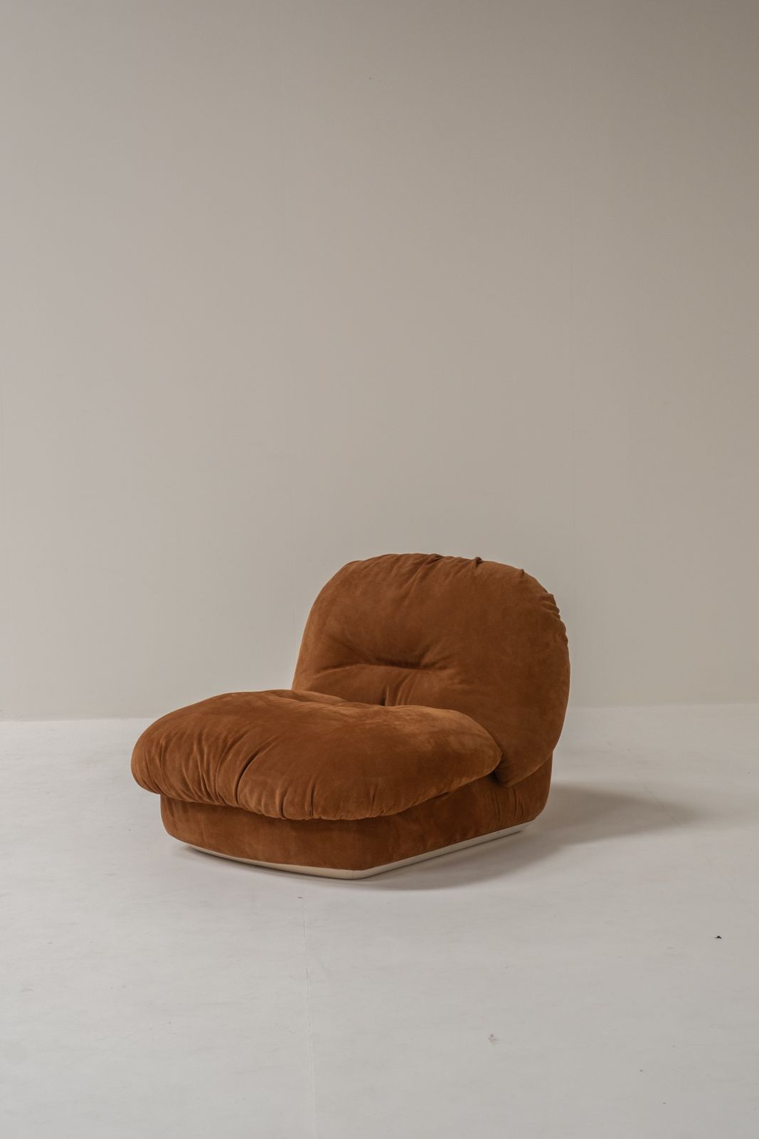 Pair Of “Jumbo” Lounge Chairs By Alberto Rosselli For Saporiti Italia, Italy 1970s photo for sale