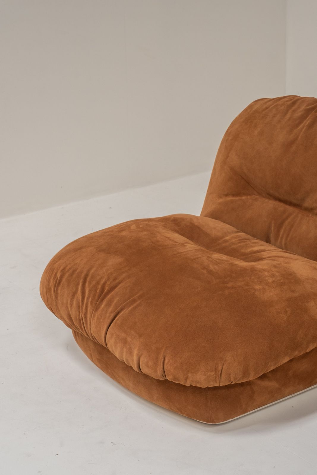 Pair Of “Jumbo” Lounge Chairs By Alberto Rosselli For Saporiti Italia, Italy 1970s photo buy