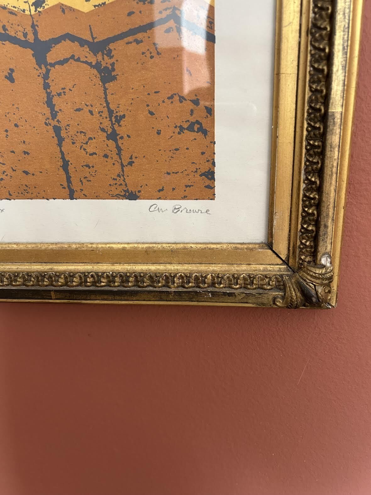 Framed Limited Edition Screenprint By Christopher Browne, Titled Pollux, 2/10 photo for sale