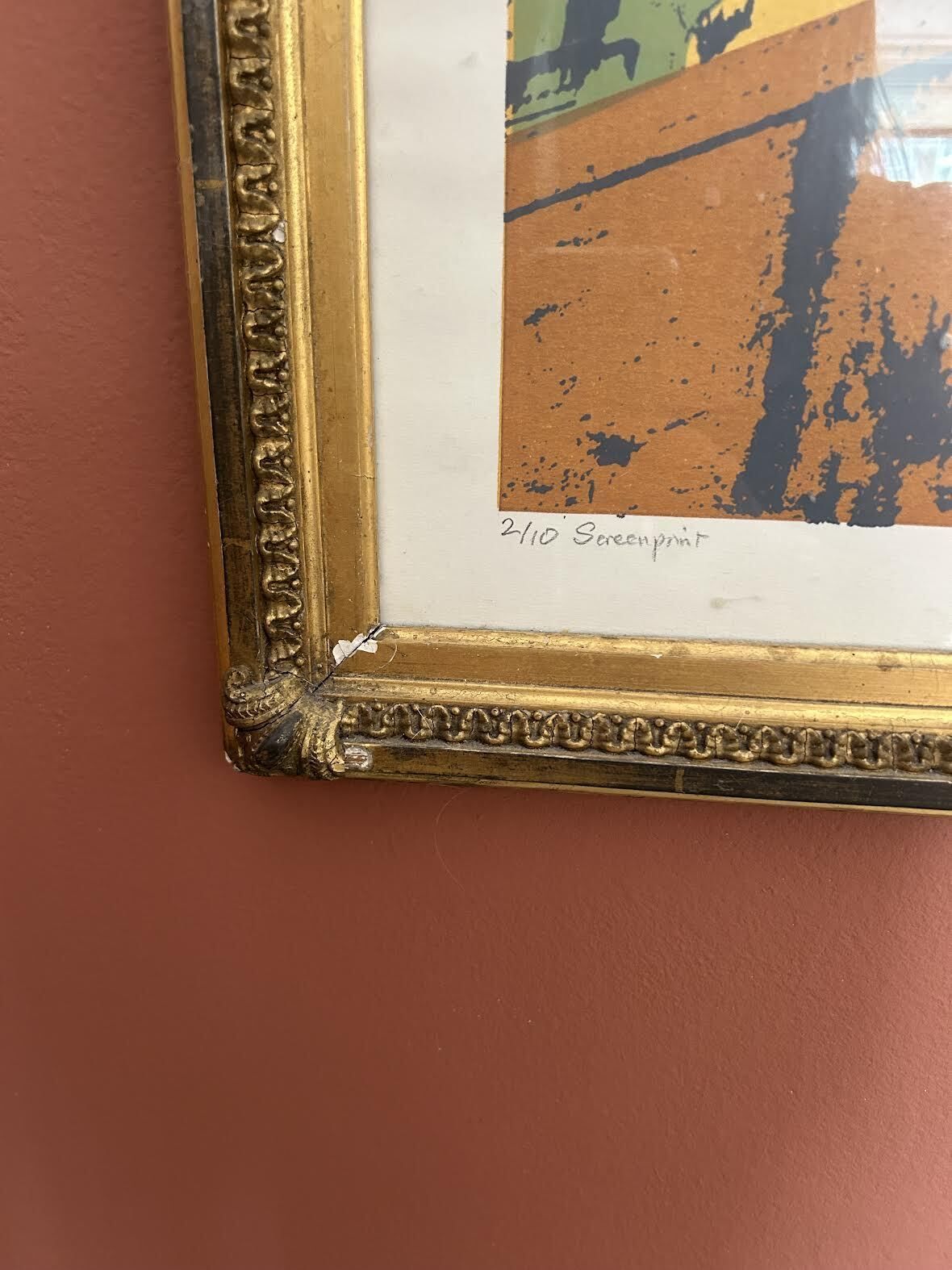Framed Limited Edition Screenprint By Christopher Browne, Titled Pollux, 2/10 photo Art
