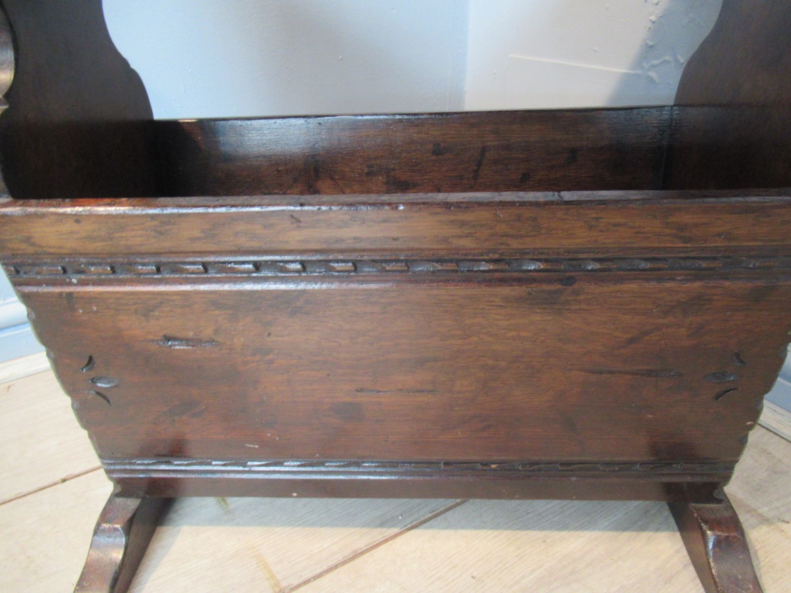 Oak   Magazine Rack     In The Tichmarsh &Goodwin  Style photo buy