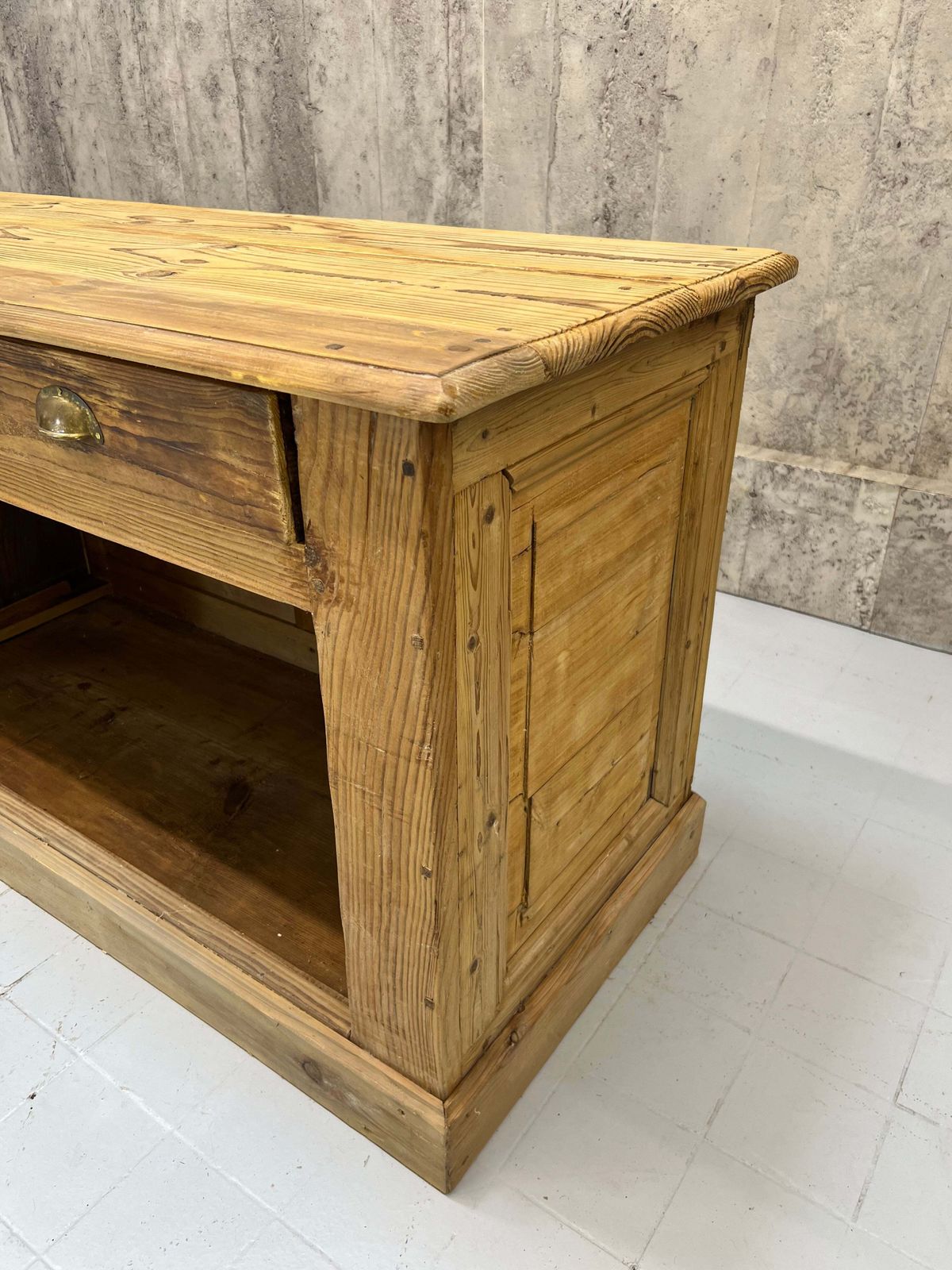 2695.0 264.5cm Shop Counter Sideboard Open Shelves Kitchen Island With Drawers photo