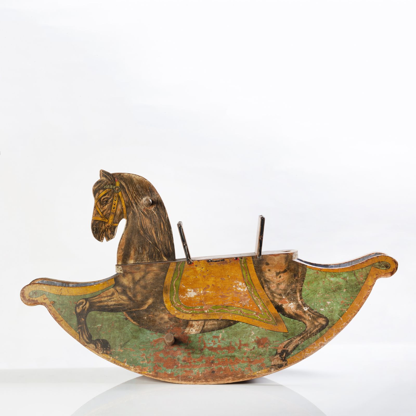 Charming, Late Victorian Child's Toy Rocking Horse photo 495.0