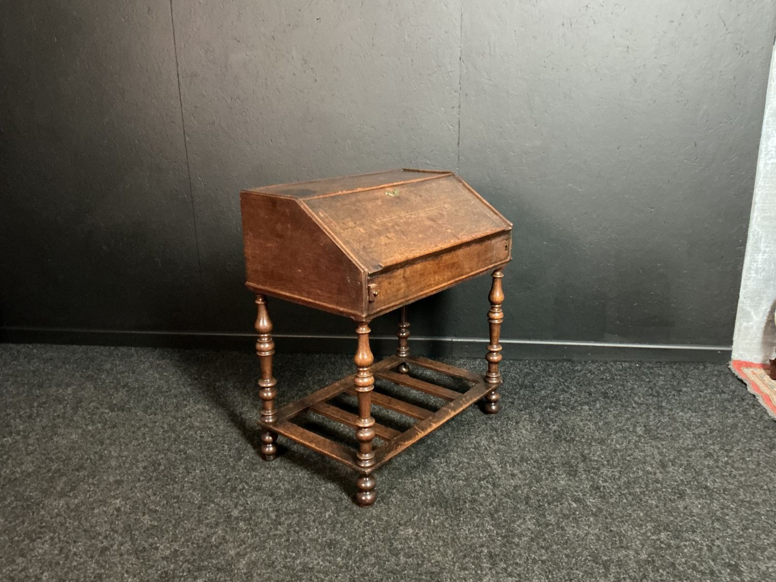 William And Mary Oak Bureau, 1700s photo for sale