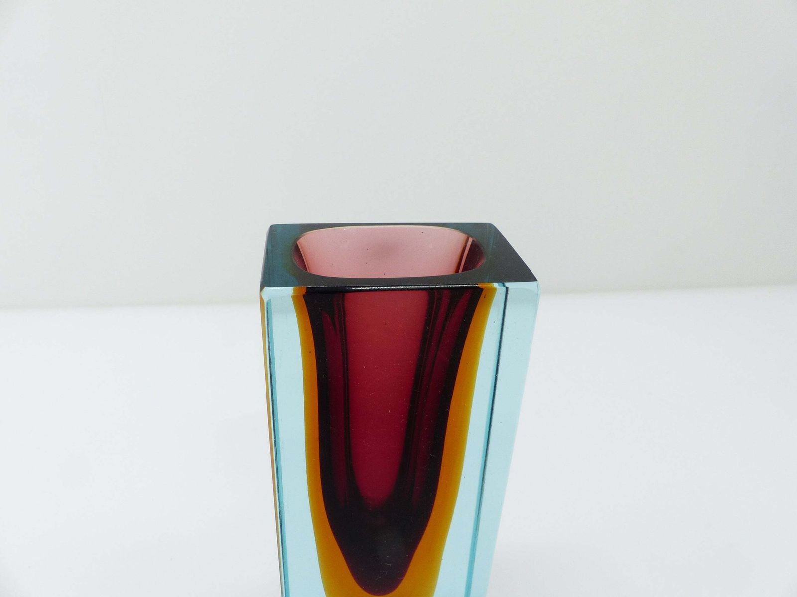 Seguso Vetri D'arte Sommerso Vase, Murano, Circa 1960 photo buy