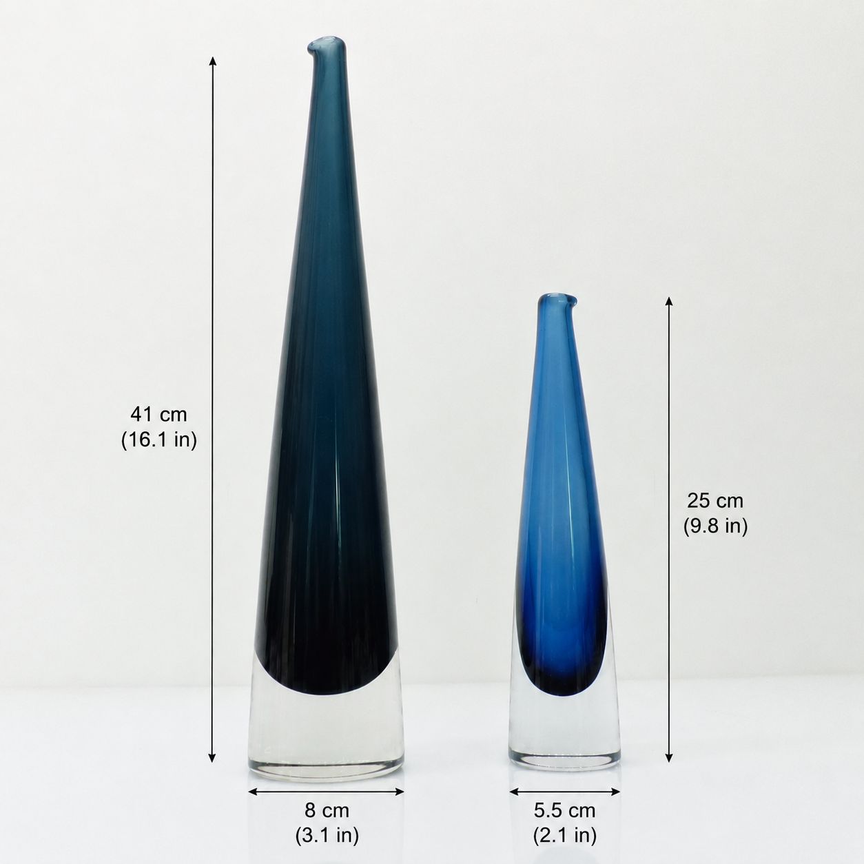 Timo Sarpaneva – Pair Of Jääpuikko Icicle Vases For Iittala, Finland, 1958 1966 photo for sale