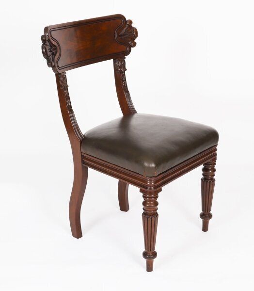 photo vintage George III Regency Period Dining Table Set Circa 1820  19th C