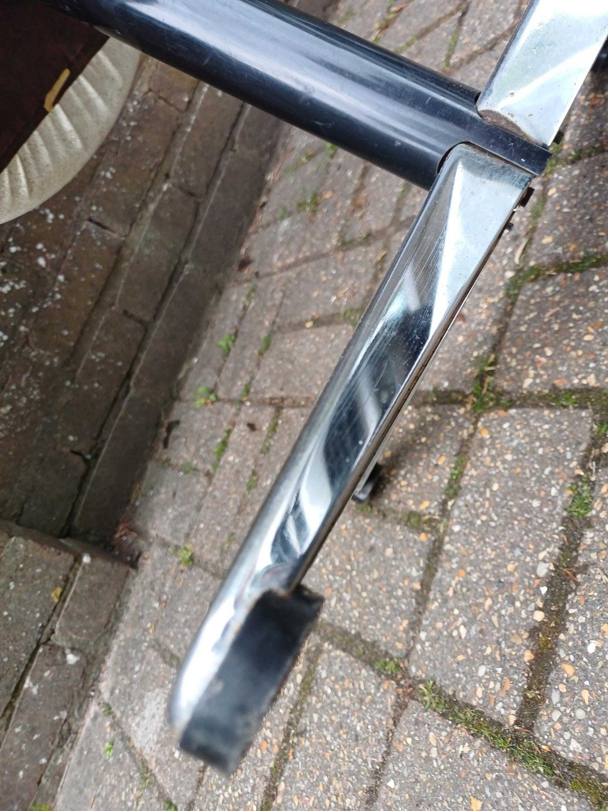 photo buy Set Of 4 Vintage Centa Dining Chairs Mid Century Chrome Space Age Retro 1970s Vinyl Seats