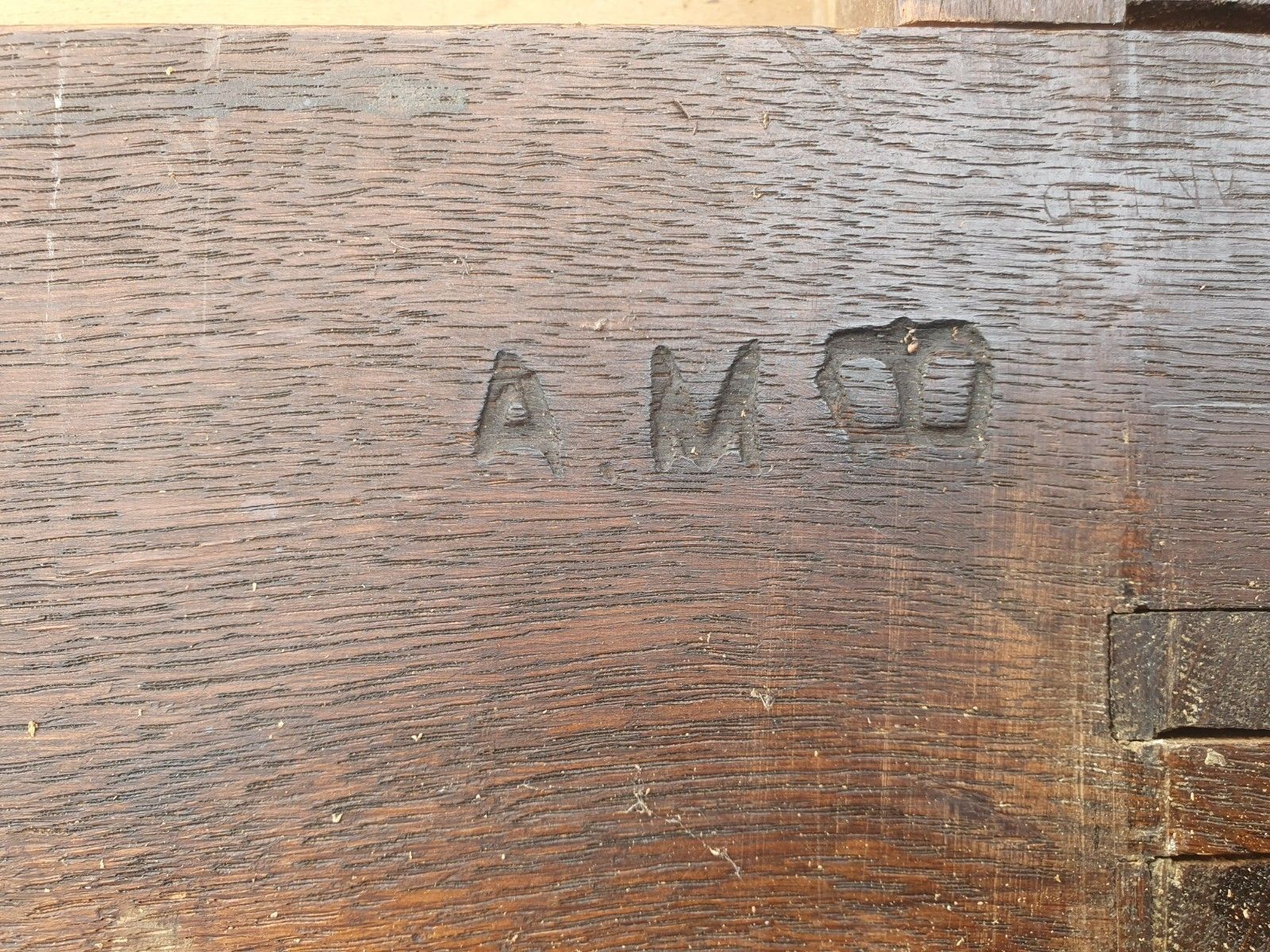 Vintage Arts And Crafts / Art Deco Ministry Oak Desk photo buy