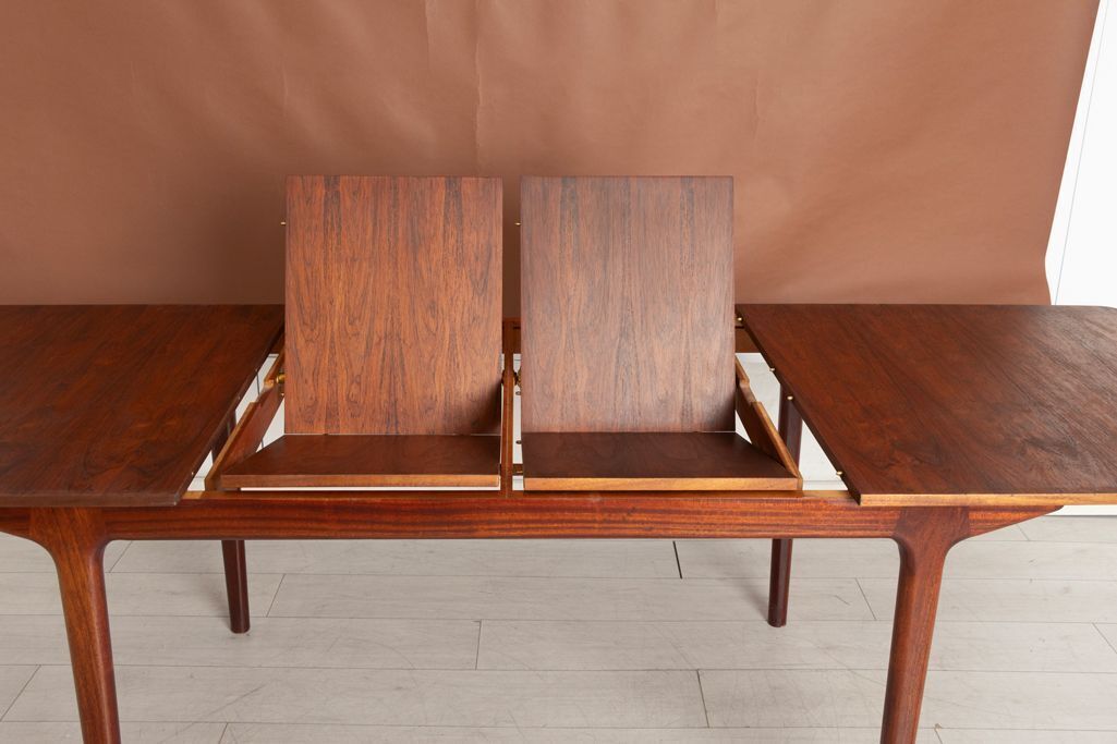 Midcentury Dining Table & 6 Chairs In Rosewood By McIntosh, Scotland C.1971 Midcentury Dining Ta. photo vintage