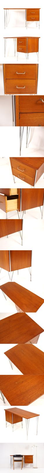 Retro Vintage Danish Teak Heinrich Roepstorff Writing Office Desk 50s 60s 70s photo furniture