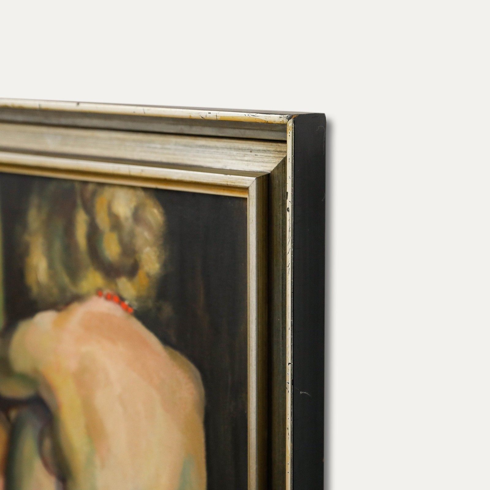 Georges Creten (1887 1966) Framed Early 20th Century Oil, Duo Féminin photo 995.0