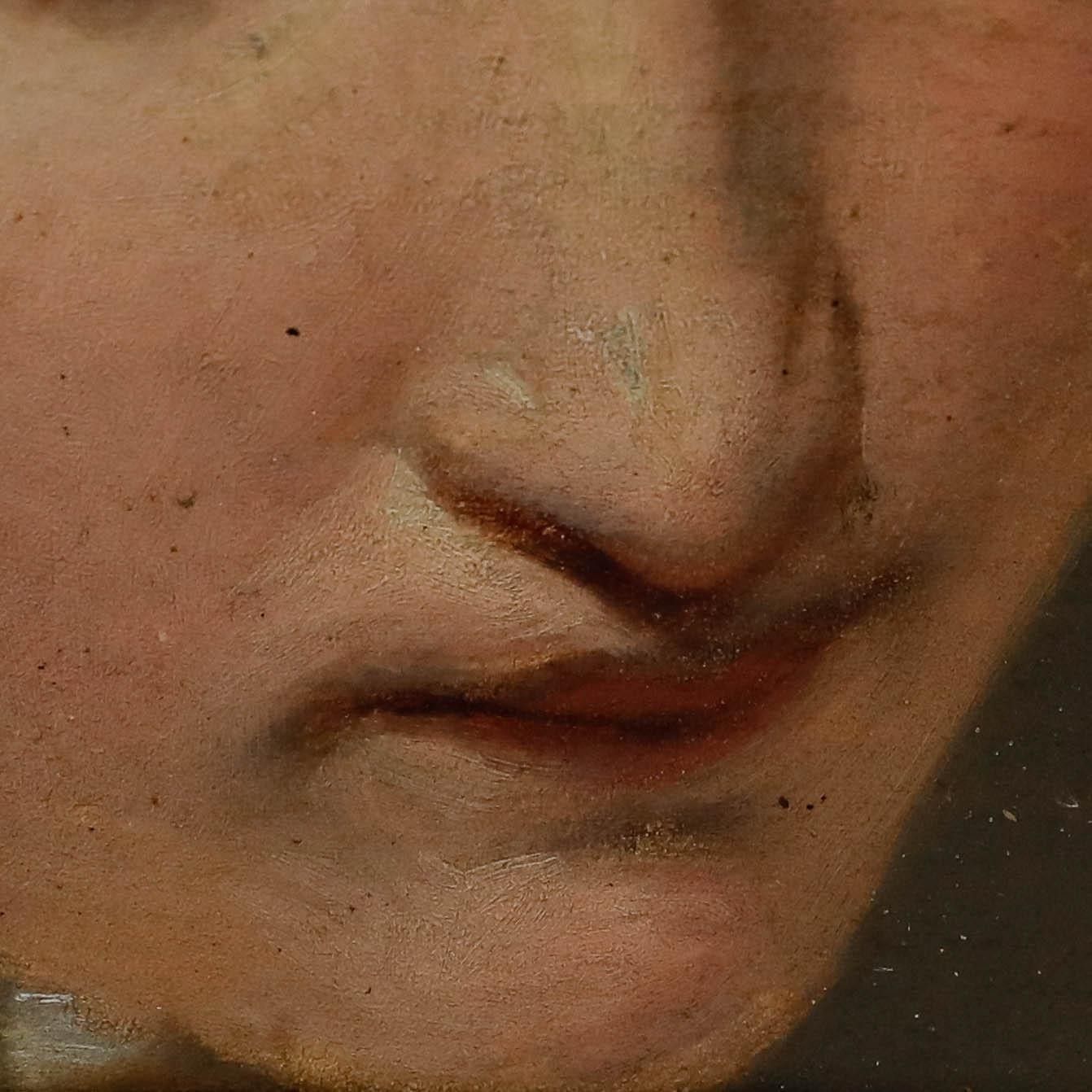 Framed Victorian Mid 19th Century Oil The Reverie, Head Study Of A Young Lady photo 450.0