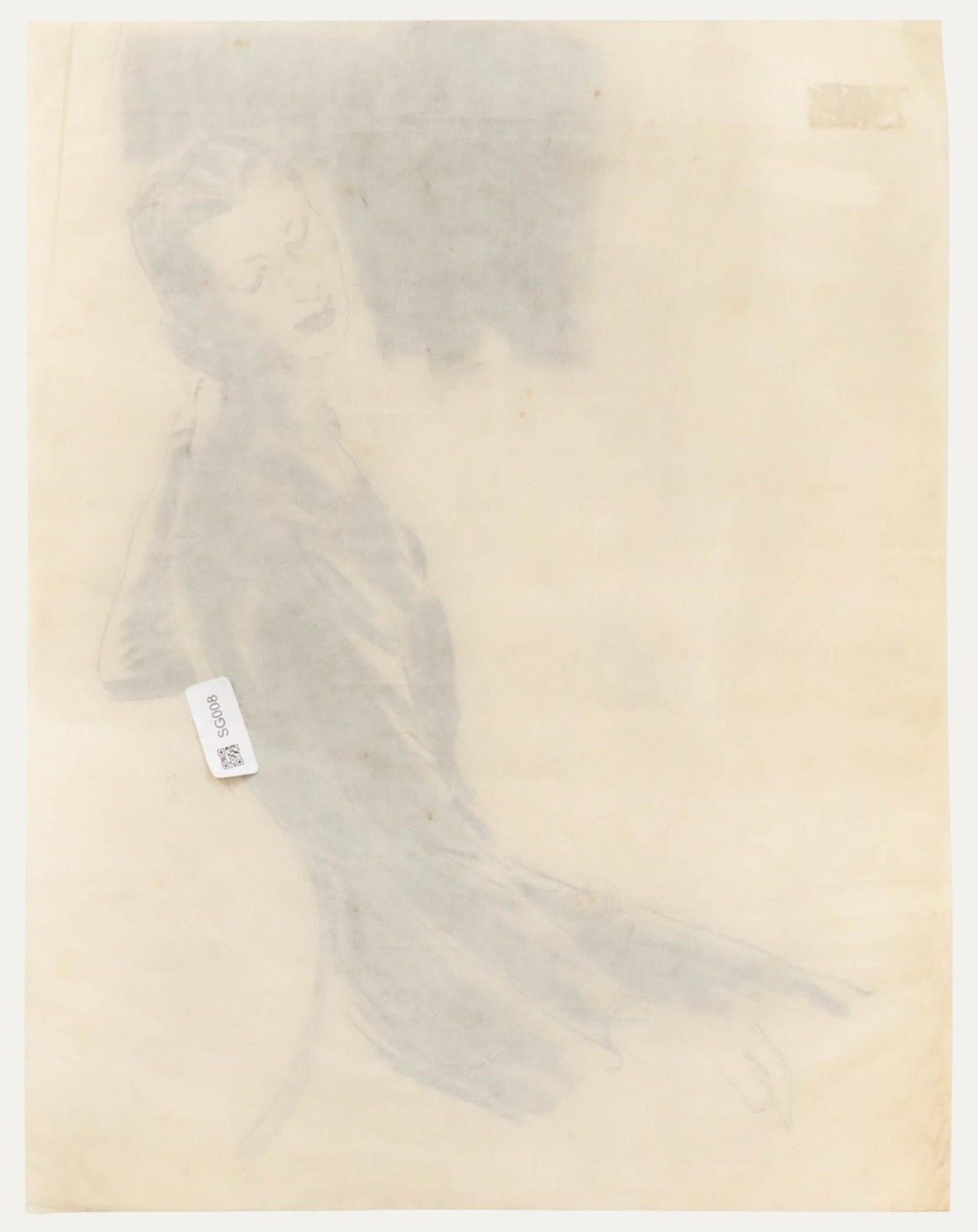 Film Noir C.1940 Charcoal Drawing A Moment Of Whimsy photo for sale