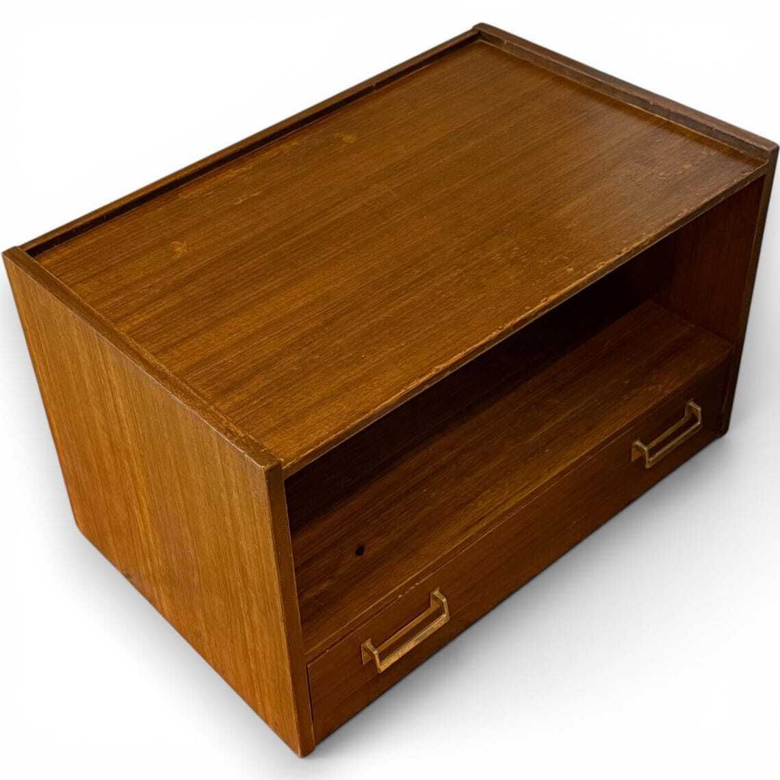 Vintage G Plan Fresco Teak Bedside Table Mid Century Cabinet With Drawer photo Furniture