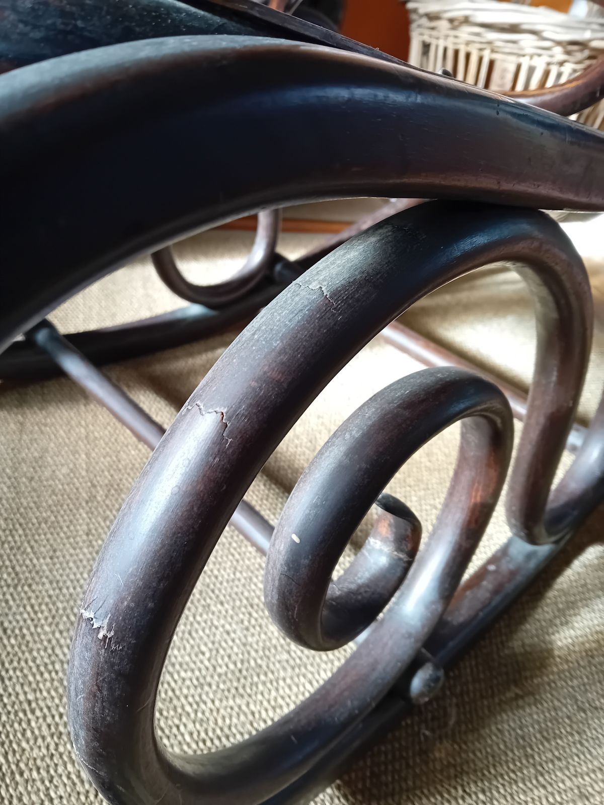 Antique Mundus   J & J Kohn Bentwood Rocking Chair Secessionist Thonet Style Restoration Project Investment Piece photo 226.79