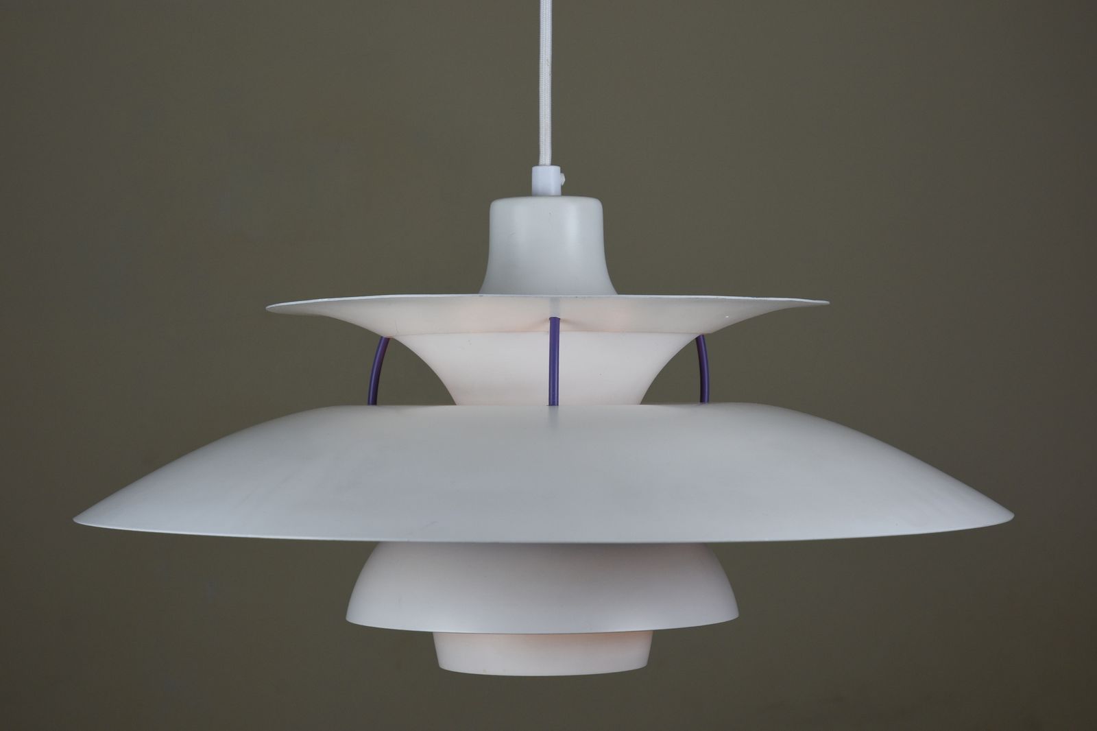 Early Ph 5 Pendant Lamp With Spring Frame By Poul Henningsen For Louis Poulsen, Denmark, 1960s photo furniture