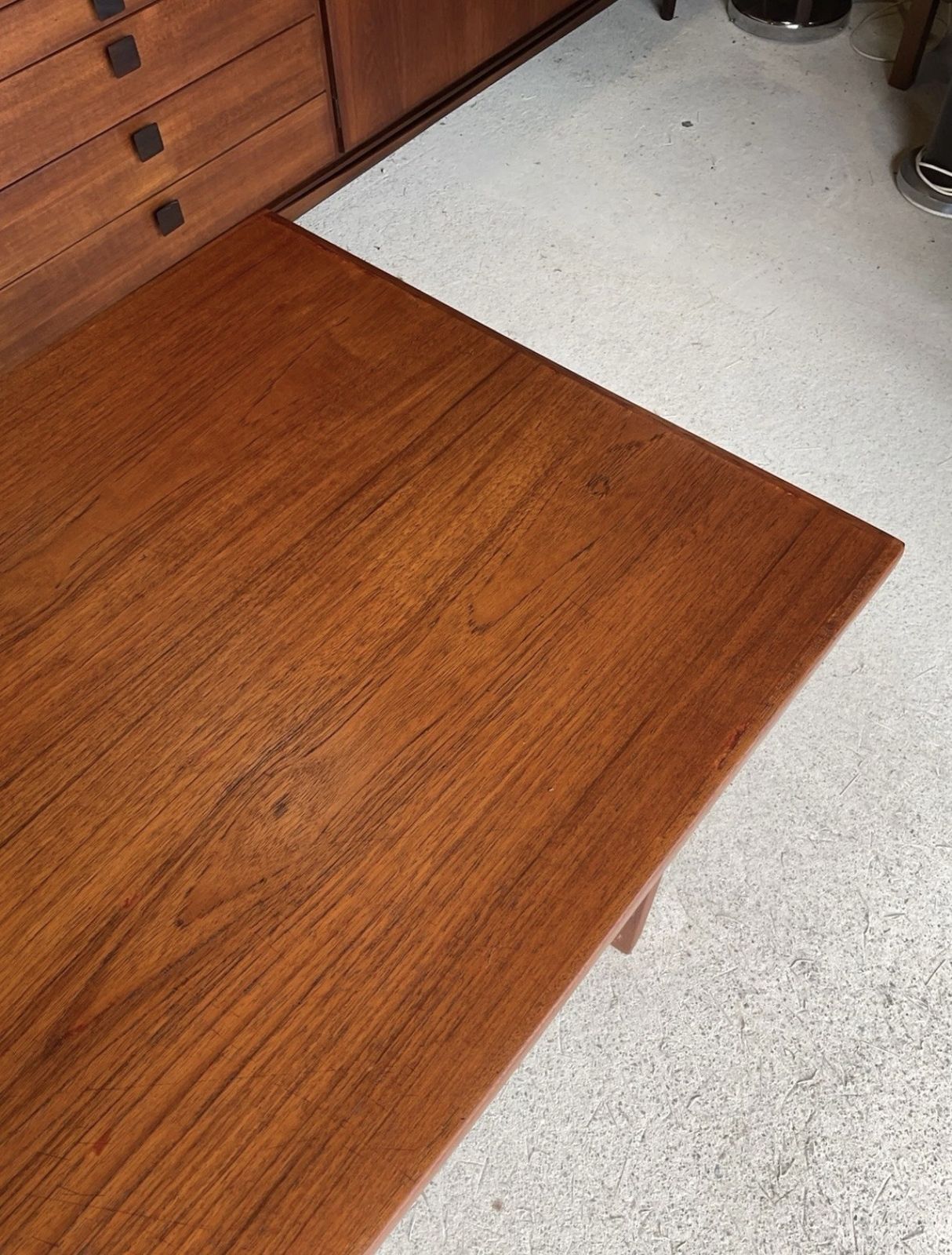 Furniture Mid  Century Danish Teak Wood Desk By Gunnar Nielsen For Tibergaard photo